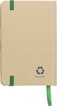 TACCUINO A6 IN CARTA RICICLATA A RIGHE